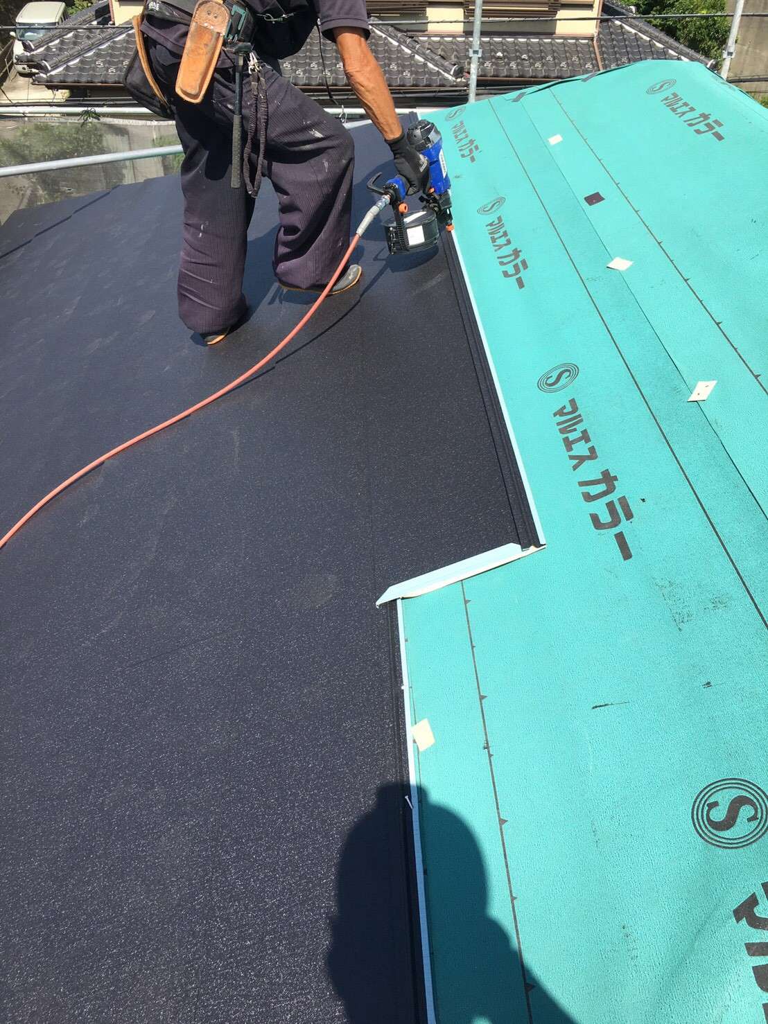 土浦市｜屋根のカバー工法と外壁30年耐久塗料で安心｜O様邸